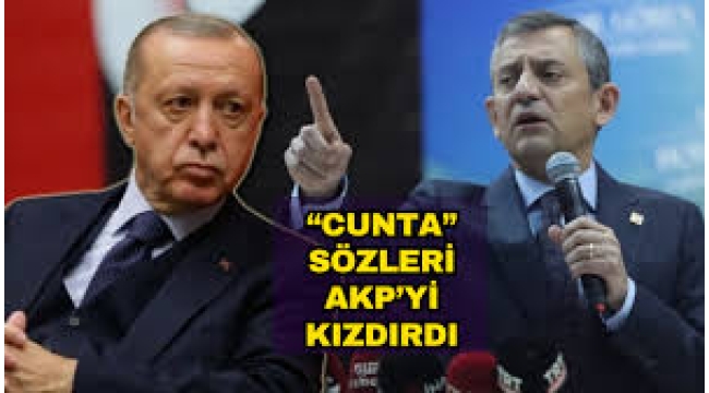 'Cunta' sözleri AKP'yi kızdırdı