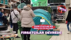 İstanbul'da deprem oldu, deprem çantası ve çadır fiyatları arttı