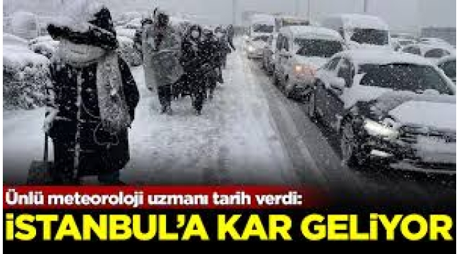 İstanbullular Dikkat! Meteoroloji Tarih Verdi! Kar Geliyor...