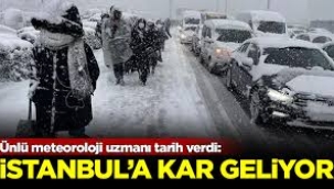 İstanbullular Dikkat! Meteoroloji Tarih Verdi! Kar Geliyor...