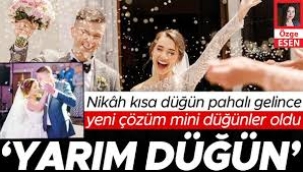 Maliyetler arttı, işletmeler harekete geçti: 2 saatlik yarım düğün modası