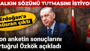 Özkök son anketi açıklıyor: Ne CHP ne AKP'nin oyu