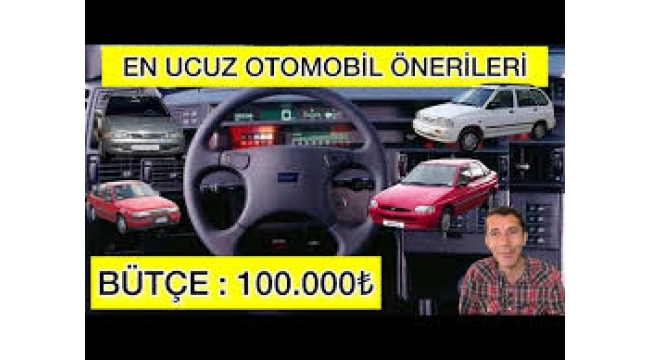 Telefon fiyatına araç satıyorlar... İşte, 100 bin TL'ye alınabilecek otomobiller
