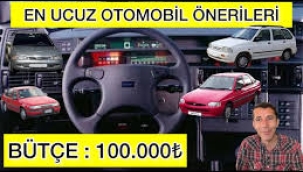 Telefon fiyatına araç satıyorlar... İşte, 100 bin TL'ye alınabilecek otomobiller