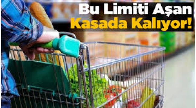 Yemek kartıyla market alışverişi yapanlar dikkat! Sınır getirildi