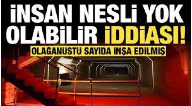 ABD'nin insan neslinin yok olma ihtimaline karşı gizli yeraltı şehirleri inşa ettiği öne sürüldü