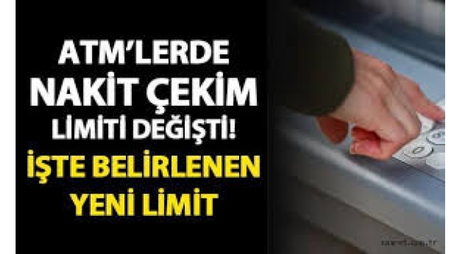  ATM'lerde para çekme işlemi değişti