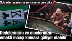 Dedelerinizin ve ninelerinizin emekli maaşı kumara gidiyor olabilir! Şok eden araştırma sonuçları ortaya çıktı