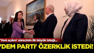 DEM ‘özerklik’ istedi