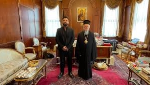  Ekümenik Patrik Bartholomeos, Yazar Radoslav Bazarov'u Kabul Etti.