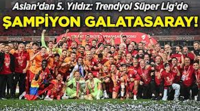 Galatasaray'dan tarihi şampiyonluk!