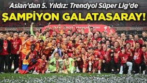 Galatasaray'dan tarihi şampiyonluk!