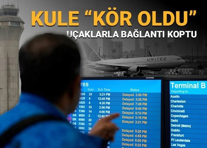 Havada kaos: Kule "kör oldu", uçaklarla bağlantı koptu