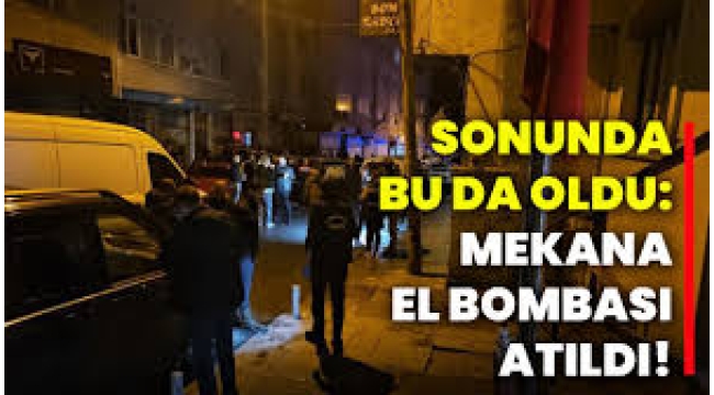 İstanbul'da eğlence mekanına el bombalı saldırı! Çok sayıda yaralı var…
