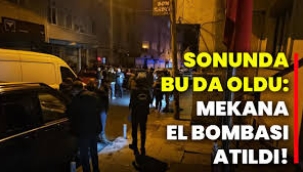 İstanbul'da eğlence mekanına el bombalı saldırı! Çok sayıda yaralı var…
