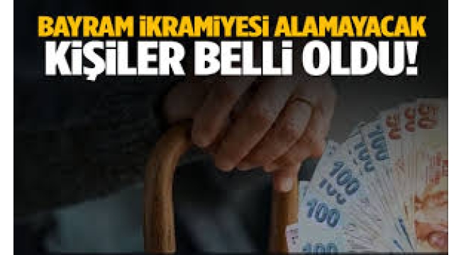 Kurban Bayramı ikramiyesi bu emeklilere ödenmeyecek!