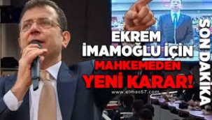 Mahkemeden yeni İmamoğlu kararı