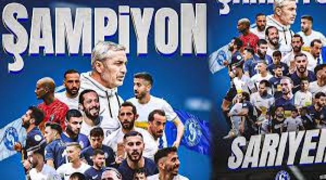 Sarıyer ve Serikspor FK TFF 1. Lig'e yükseldi