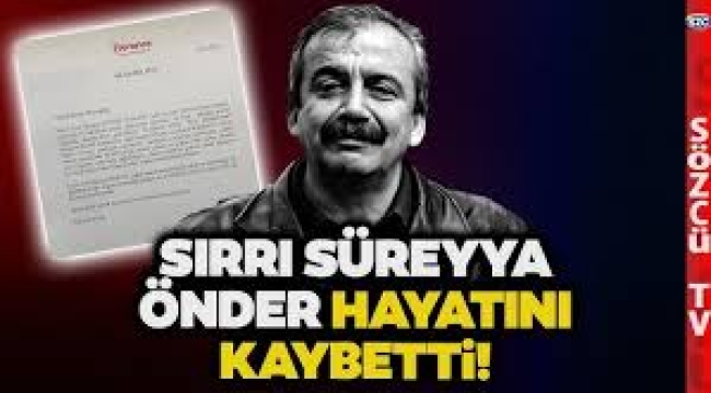Sırrı Süreyya Önder hayatını kaybetti