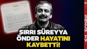 Sırrı Süreyya Önder hayatını kaybetti