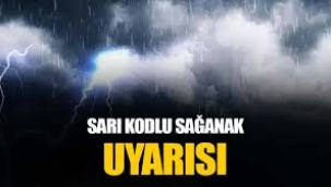 Yurt genelinde gök gürültülü sağanak bekleniyor