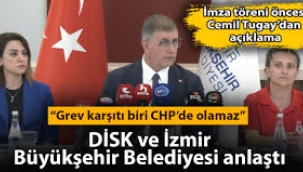 DİSK ile belediye anlaştı... Karar sonrası Cemil Tugay'dan ilk açıklama...