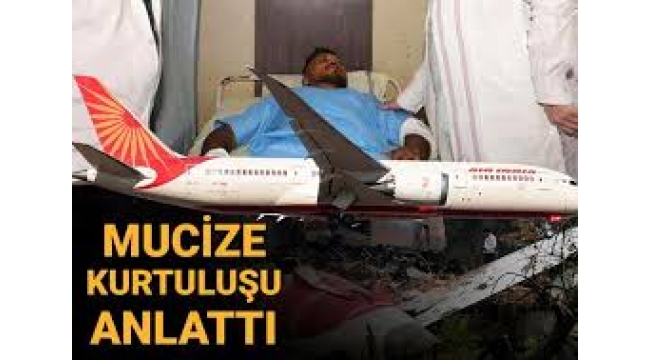 Düşen uçaktan mucize kurtuluş: