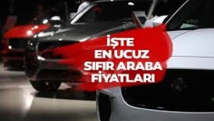En ucuz sıfır otomobil belli oldu... Fiyatı 1 milyon liranın altında