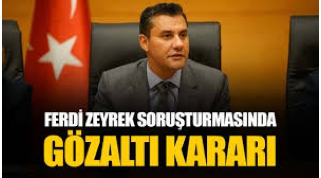 Ferdi Zeyrek'in hayatını kaybetmesinde 2 şüpheli gözaltına alındı