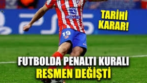 Futbolda penaltı kuralları değişti