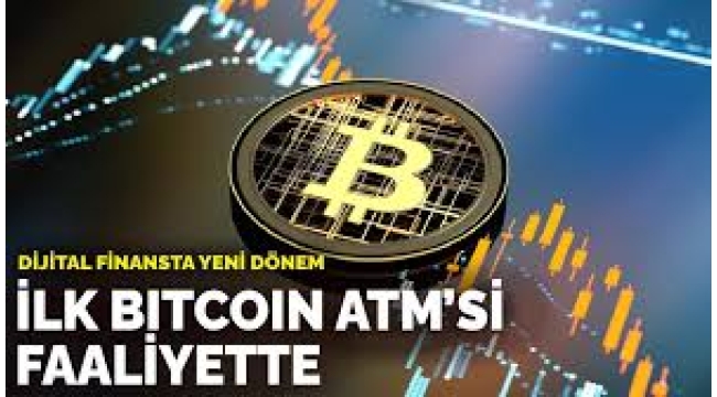 İlk Bitcoin ATM'si hizmete girdi!