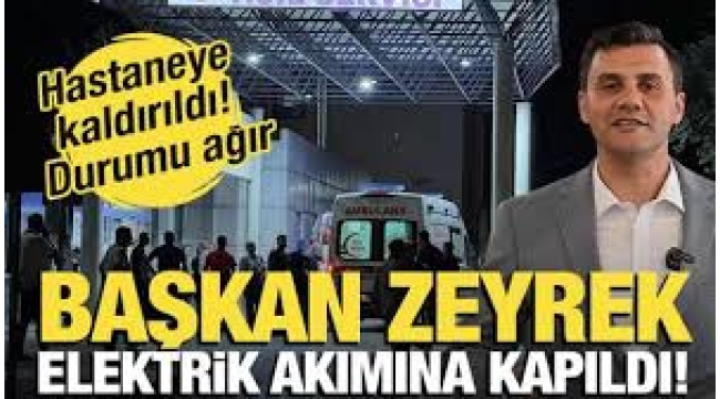 Manisa Büyükşehir Belediye Başkanı Ferdi Zeyrek hastaneye kaldırıldı