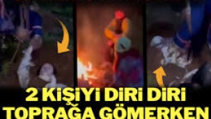 Satanist baskını! İki kişiyi diri diri toprağa gömerken yakalandılar