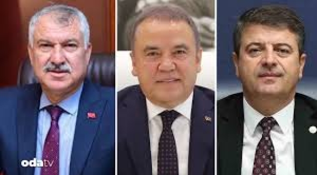 Adana Büyükşehir Belediye Başkanı Zeydan Karalar, Adıyaman Belediye Başkanı Abdurrahman Tutdere ve Antalya Büyükşehir Belediye Başkanı Muhittin Böcek gözaltına alındı!