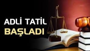 Adli tatil yarın başlıyor