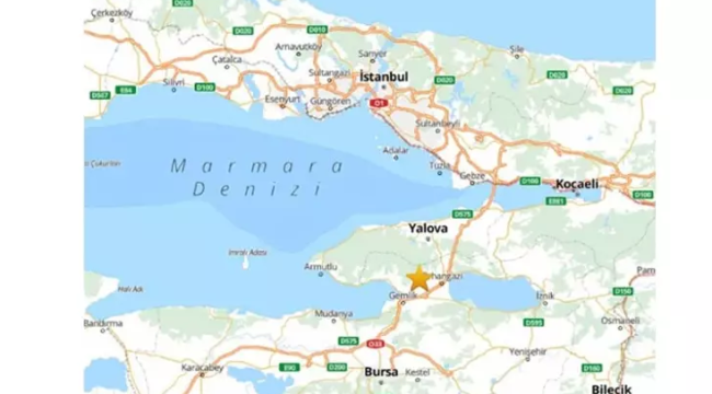 Bursa'da deprem! İstanbul'da da hissedildi
