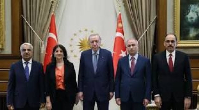 Erdoğan ile İmralı Heyeti'nin görüşmesi 