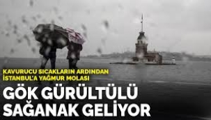 Kavurucu sıcakların ardından İstanbul'a yağmur molası: Gök gürültülü sağanak geliyor