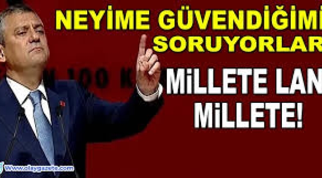 Özgür Özel ateş püskürdü: "Erdoğan bana siyasi rüşvet teklif etti "