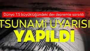  Rusya'da 7.3 büyüklüğünde deprem! Tsunami uyarısı yapıldı