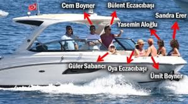 Sosyetenin 11 milyar dolarlık tekne gezisi... Kimler yok ki!