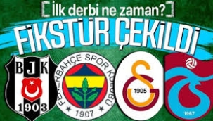 Süper Lig'de yeni sezonun fikstürü çekildi: İşte derbi haftaları