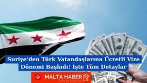Suriye'den Türklere vize nankörlüğü: Moritanyalılara ücretsiz Türklere paralı