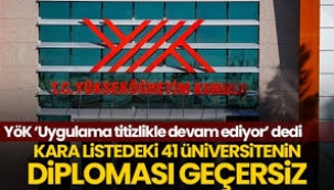 YÖK tek tek açıkladı! İşte diploması geçersiz olan okullar