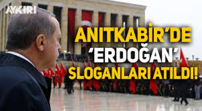 Anıtkabir'de yine aynı saygısızlık: Erdoğan sloganları atıldı