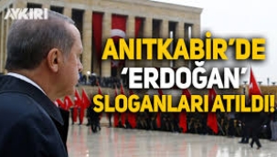 Anıtkabir'de yine aynı saygısızlık: Erdoğan sloganları atıldı