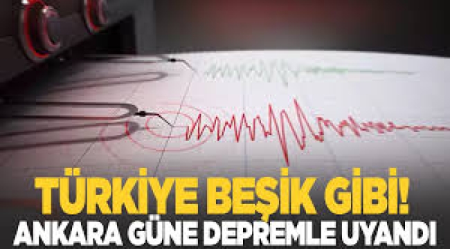 Ankara güne depremle uyandı!... Çevre illerde de hissedildi…