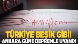 Ankara güne depremle uyandı!... Çevre illerde de hissedildi…