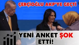 Çerçioğlu AKP'ye geçti, son anket ortaya çıktı