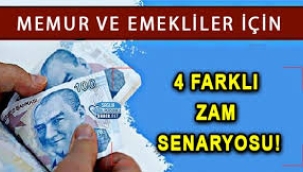 Emekli ve memurlar için 3 farklı zam senaryosu!